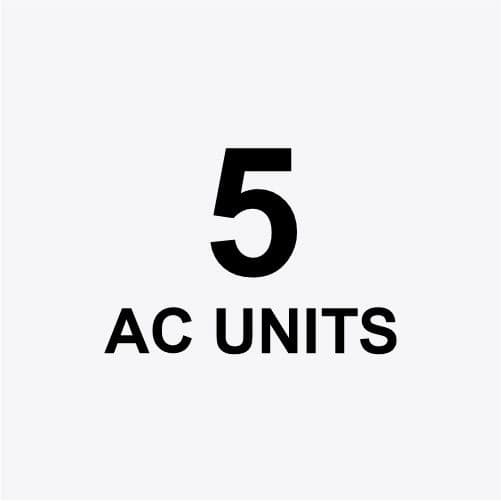 Foam-jet service (5 ACs)