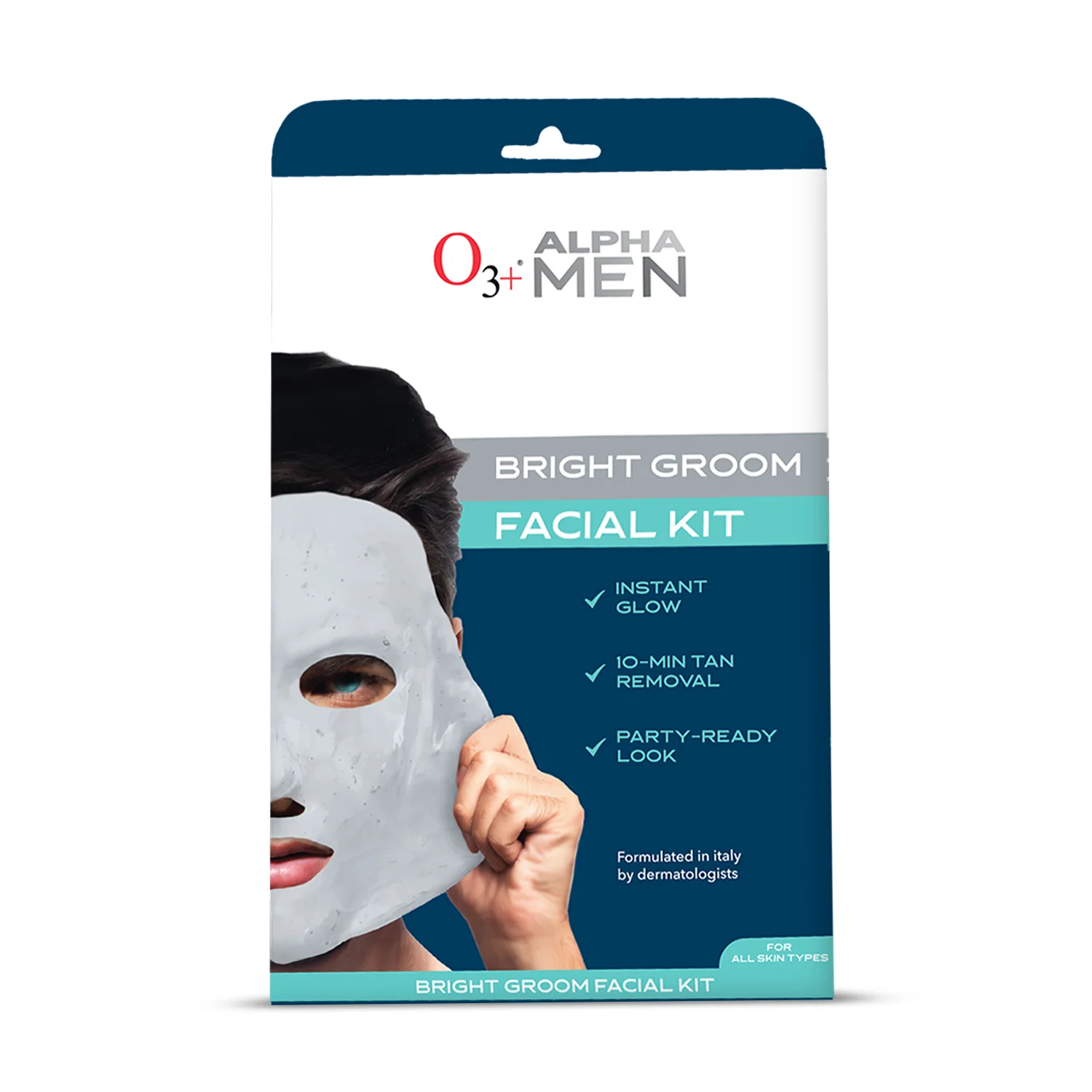O3+ alpha men facial (bright groom)