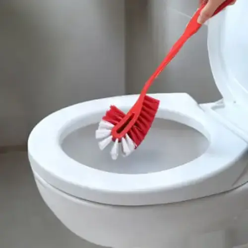 Classic bathroom cleaning