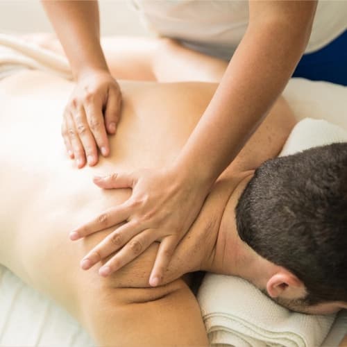 Deep tissue pain relief massage