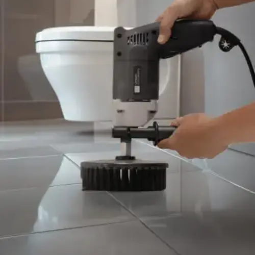 Intense bathroom cleaning