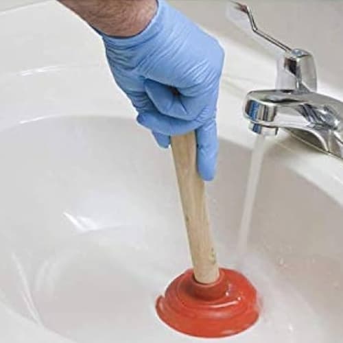 Wash basin blockage removal