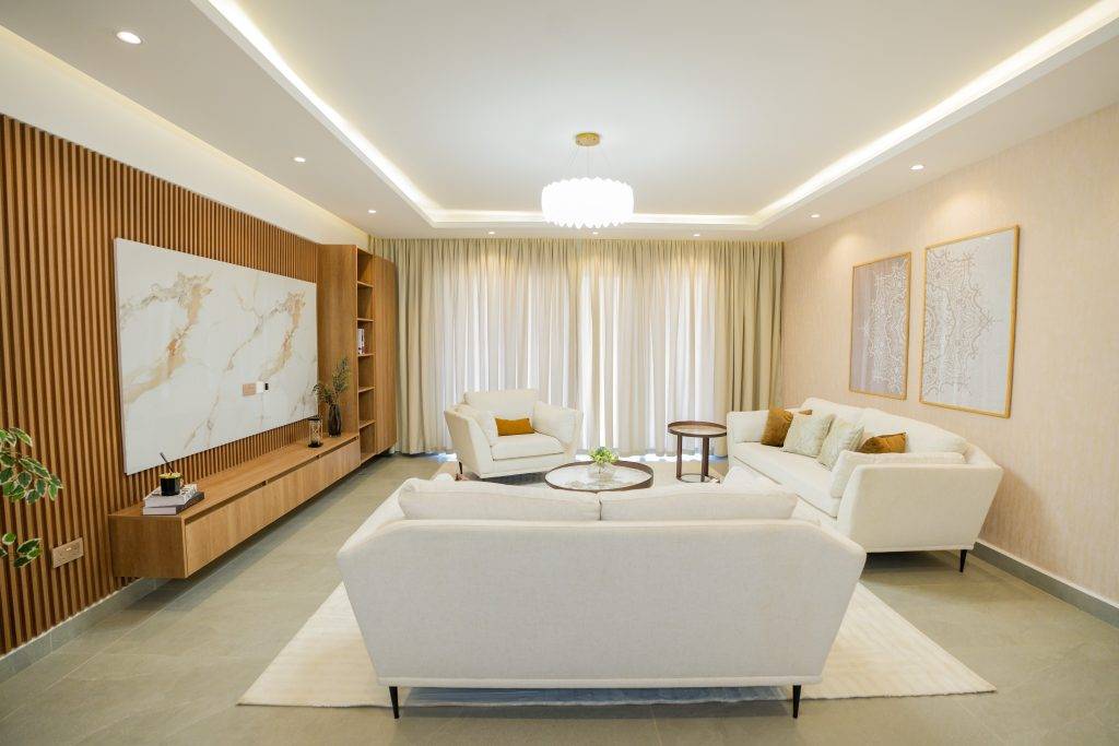 Furnished (living room cleaning)