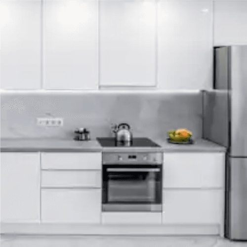 Occupied kitchen cleaning 
