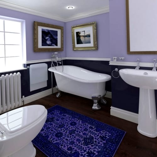 Bathroom painting