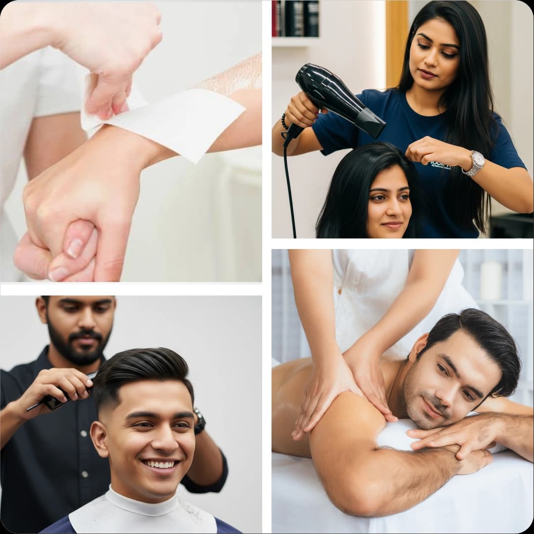 Professional home beauty services