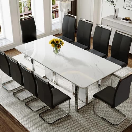 10 Seater dining table & chairs cleaning