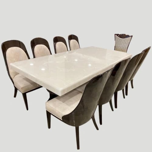 9 Seater dining table & chairs cleaning