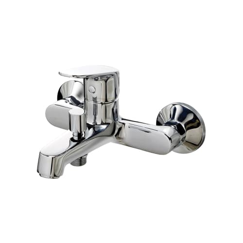 Shower mixer tap installation