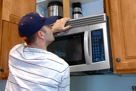 microwave installation